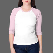 4353 Baby Rib 3/4 Sleeve Raglan