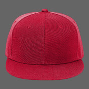 OTTO CAP "OTTO FIT" 6 Panel Mid Profile Flat Visor Baseball Cap