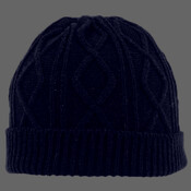 OTTO CAP 12" Cable Knit Beanie w/ Rib Knit Cuff