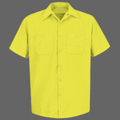Men's Tall Enhanced Visibility Short Sleeve Work Shirt