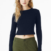 Women's Micro Rib Long Sleeve Baby Tee