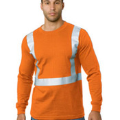 Men's USA-Made 50/50 Hi-Visibility Long Sleeve T-Shirt