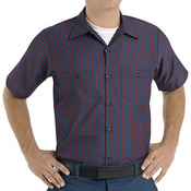 Men's Tall Industrial Short Sleeve Work Shirt