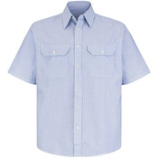Deluxe Short Sleeve Uniform Shirt - Tall Sizes