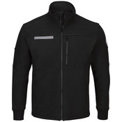 Men's Zip Front Fleece Jacket-Cotton /Spandex Blend