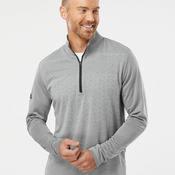 Men's Ultimate365 Heather Block Printed Quarter-Zip Pullover