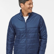 Men's 3-Stripes Puffer Full-Zip Jacket