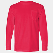 Bayside USA-Made Long Sleeve Pocket T-Shirt